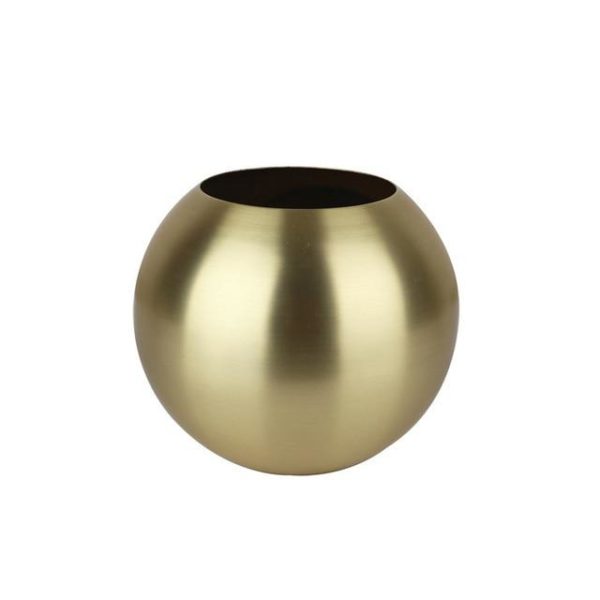 Kovová minimalistická váza - Golden, China