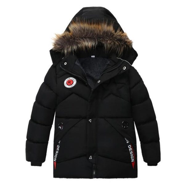 Chlapecká zimní bunda - Black-1, 5t