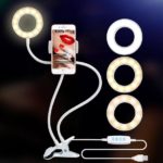 LED přisvícení s držákem telefonu - China, White