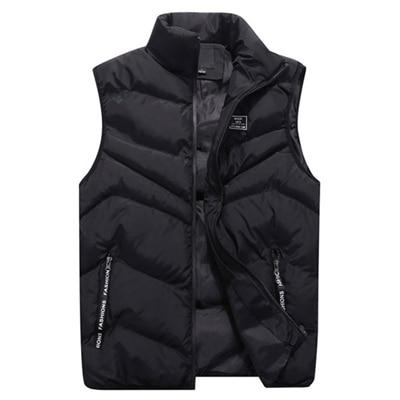 Pánská prošívaná vesta v několika barvách - Black, 4xl