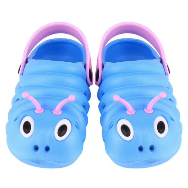 Dětské pantofle housenka - Modra, 28