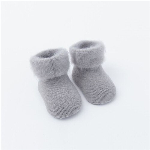 Dětské teplé ponožky - Seda, 18-24-mesicu