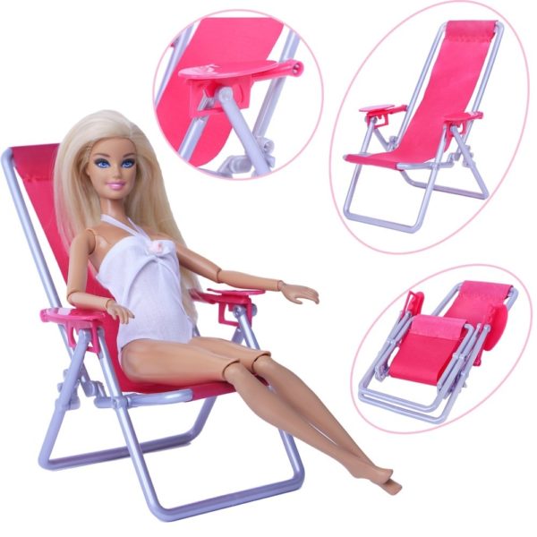 Plážové křeslo pro panenku Barbie