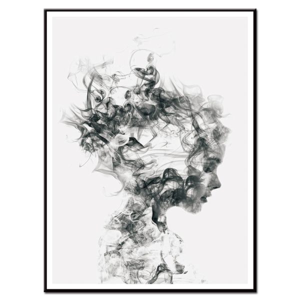 Umělecký plakát - Moderní dívka - 1, 50x70-cm