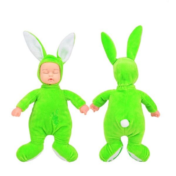 Panenka plyšový králík - Zelena