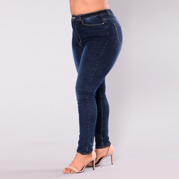 Dámské strečové džíny plus size - 5xl