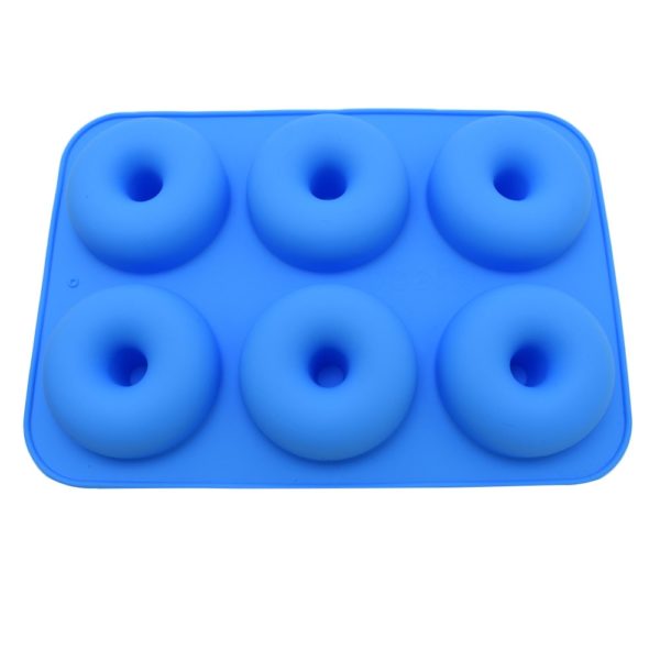 Silikonová forma na donuty - Modra