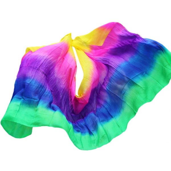 Dětský hedvábný šátek barevný - 1