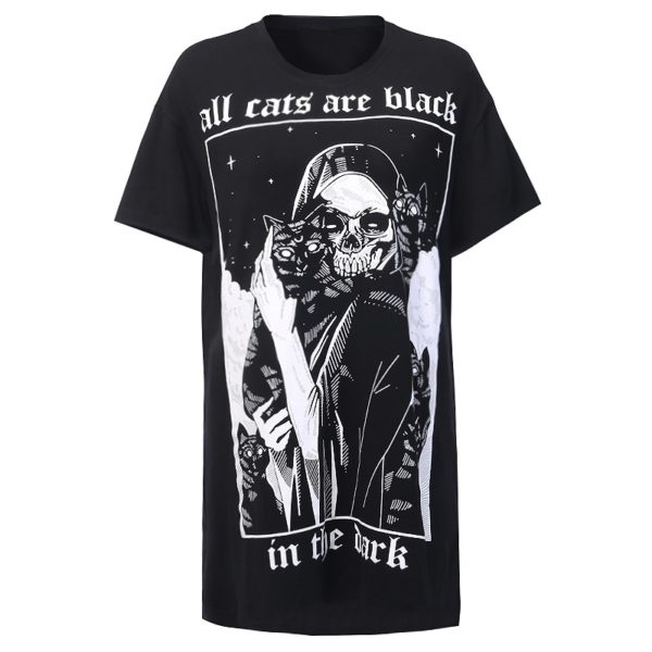 Dámské gotické tričko - L