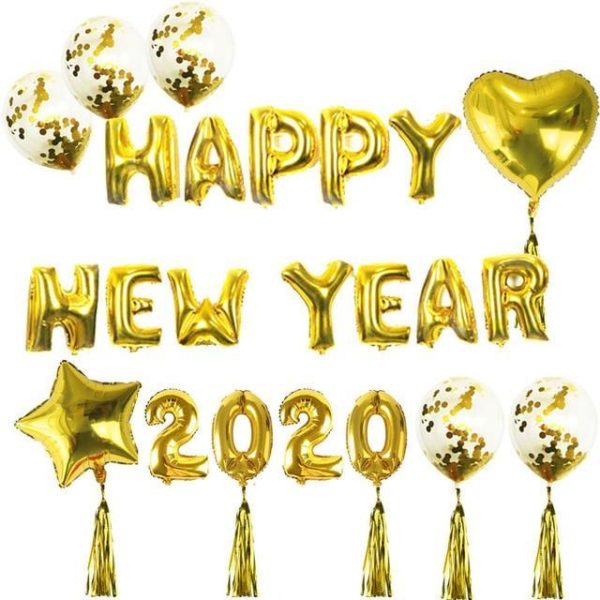 Sada balónků Happy New Year 2021