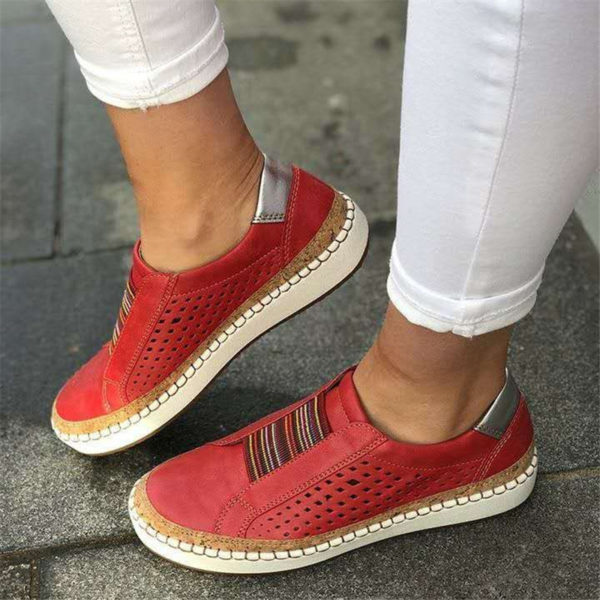 Dámské nazouvací boty Dorino - červené - 43