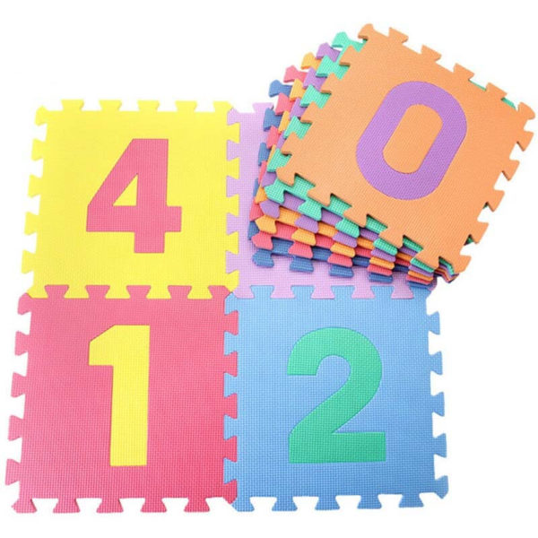 Dětské pěnové puzzle s čísly Te303 - 10 kusů