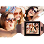 Moderní smart hodinky s foťákem N018 - černá
