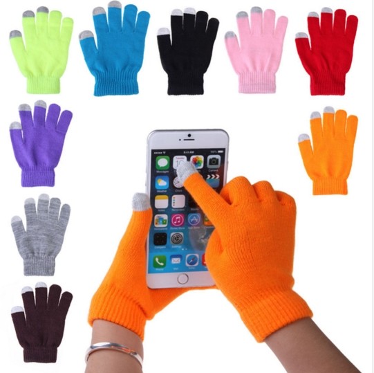 Zimní dotykové rukavice na libovolný mobilní telefon - výběr z 9 barev - SLEVA 80% a POŠTOVNÉ ZDARMA - Zimni-dotykove-rukavice-modre