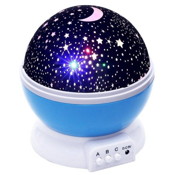 Dětský projektor noční oblohy Stars - Blue