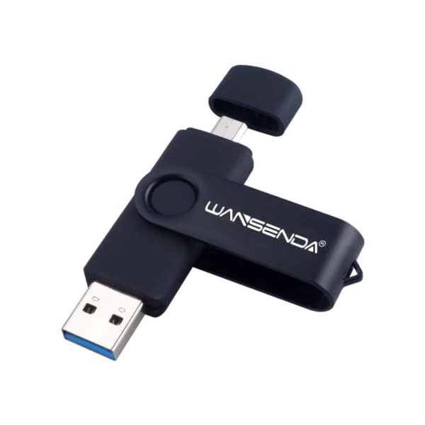 USB Flash disk 3.0 Wansenda | 8GB 16GB 32GB 64GB 128GB - Black, 8gb