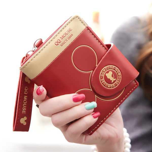 Dámská stylová peněženka MINNIE - Rose-red