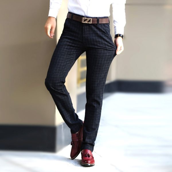 Pánské elegantní kalhoty Ralphie - Black, 38