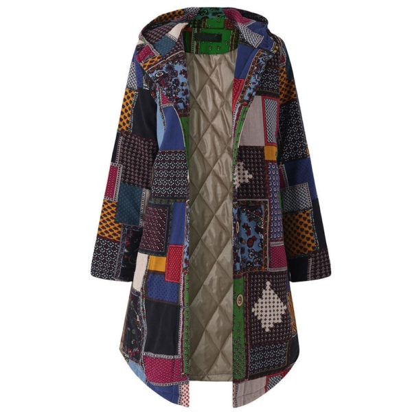 Stylový dámský podzimní kabátek Manuela - Navy, 5xl