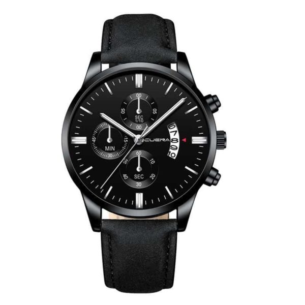 Luxusní pánské hodinky  Relogio - Cerno-cerne