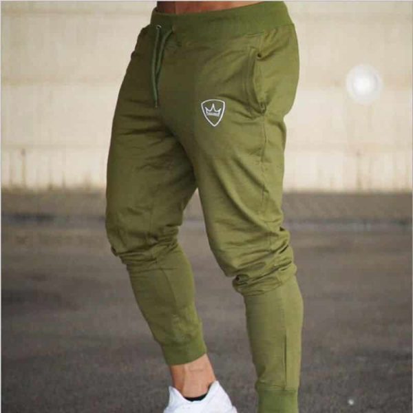 Pánské teplákové kalhoty - Army-green, Xxl