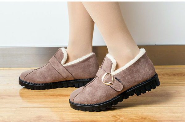 Dámské protiskluzové zimní boty Antislip - Cotton-shoes-10, 40