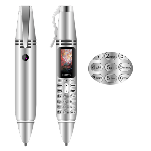 Mobilní telefon v propisce DTX2020 - Silver-english-butto, Standard
