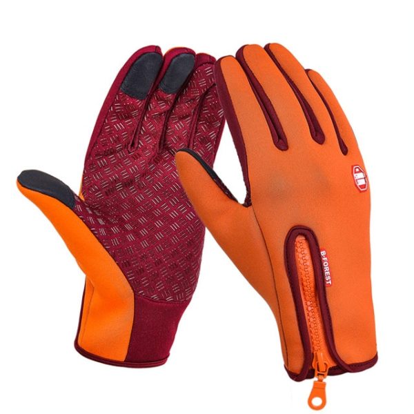 Unisex zimní teplé rukavice Payton - Red, Xl