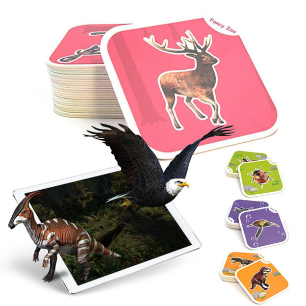 Chytrá virtuální sada 4D kartiček pro děti